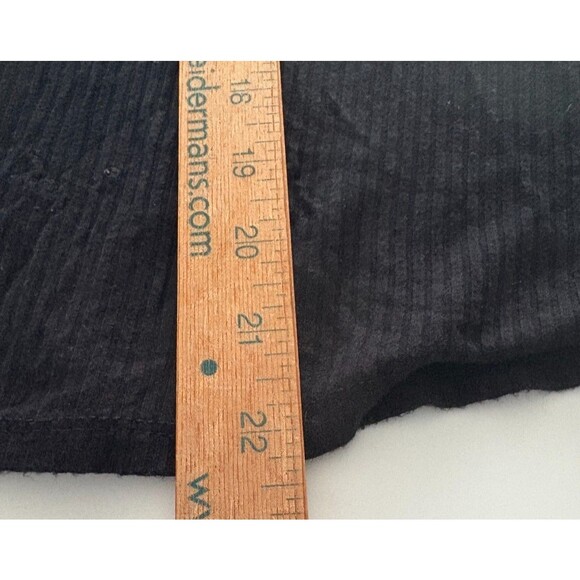 Y2K Mossimo Tank Dress Sz S Black Tunic Babydoll Dark Fairy Twilight Ribbed Soft - Picture 9 of 14